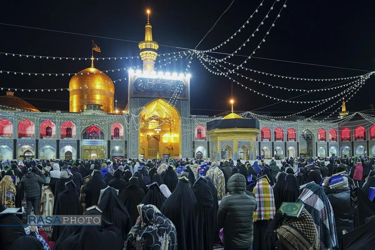 احیا شب بیست و سوم ماه مبارک رمضان در حرم مطهر رضوی