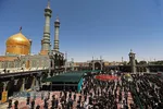 عزاداری روز تاسوعای حسینی در حرم حضرت معصومه (سلام الله علیها)