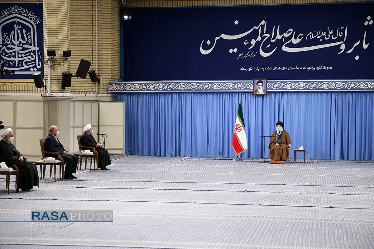 دیدار اعضای شورای&zwnj;عالی هماهنگی اقتصادی با رهبر معظم انقلاب اسلامی