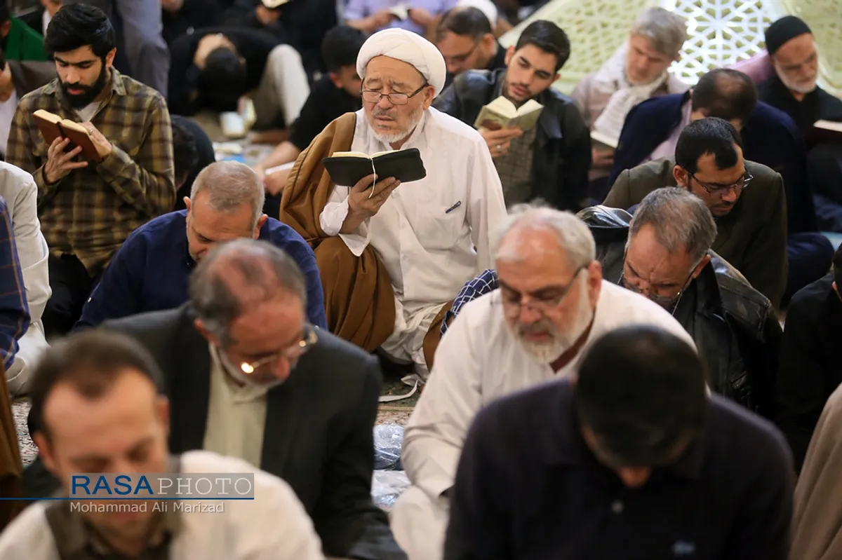 اعمال ام داود در مراسم معنوی اعتکاف | قم مسجد امام حسن عسکری