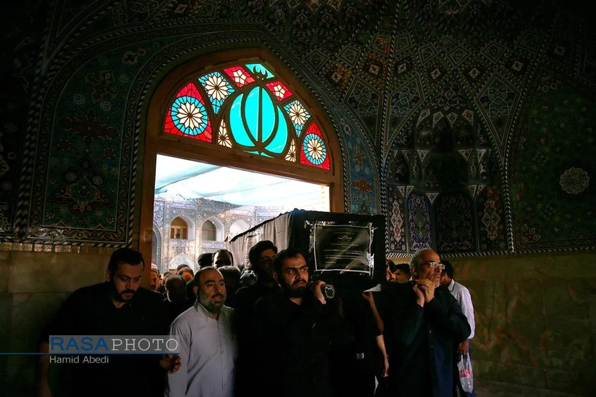 تشییع همسر آیت الله شبیری زنجانی