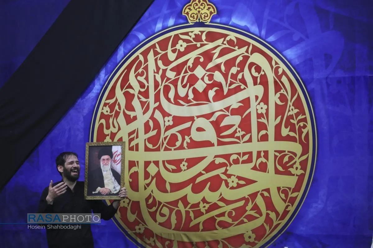 مراسم وداع با پیکر ۸ شهید حملات آمریکایی صهیونیستی اخیر به شهر مقدس قم