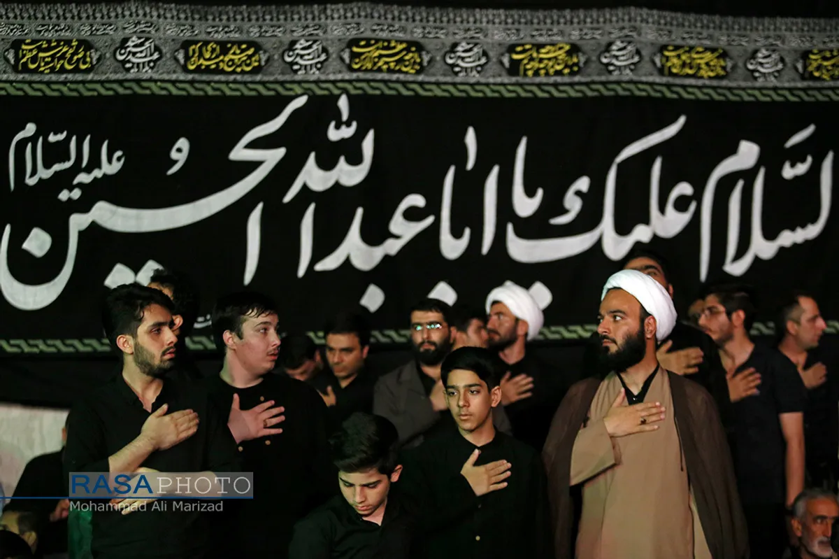 عزاداری هیئت رزمندگان اسلام در قم