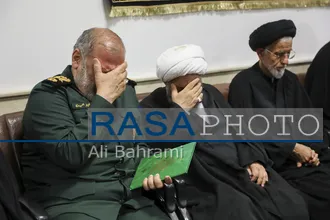 مراسم بزرگداشت قائد شهید امت حضرت آیت&zwnj;الله&zwnj;العظمی خامنه ای در دفتر حضرت آیت الله جوادی آملی