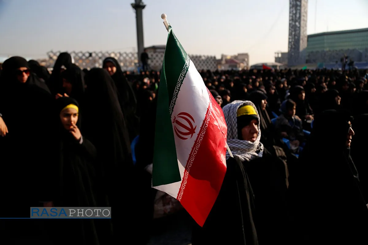 اجتماع دختران انقلاب در میدان امام حسین (ع) تهران