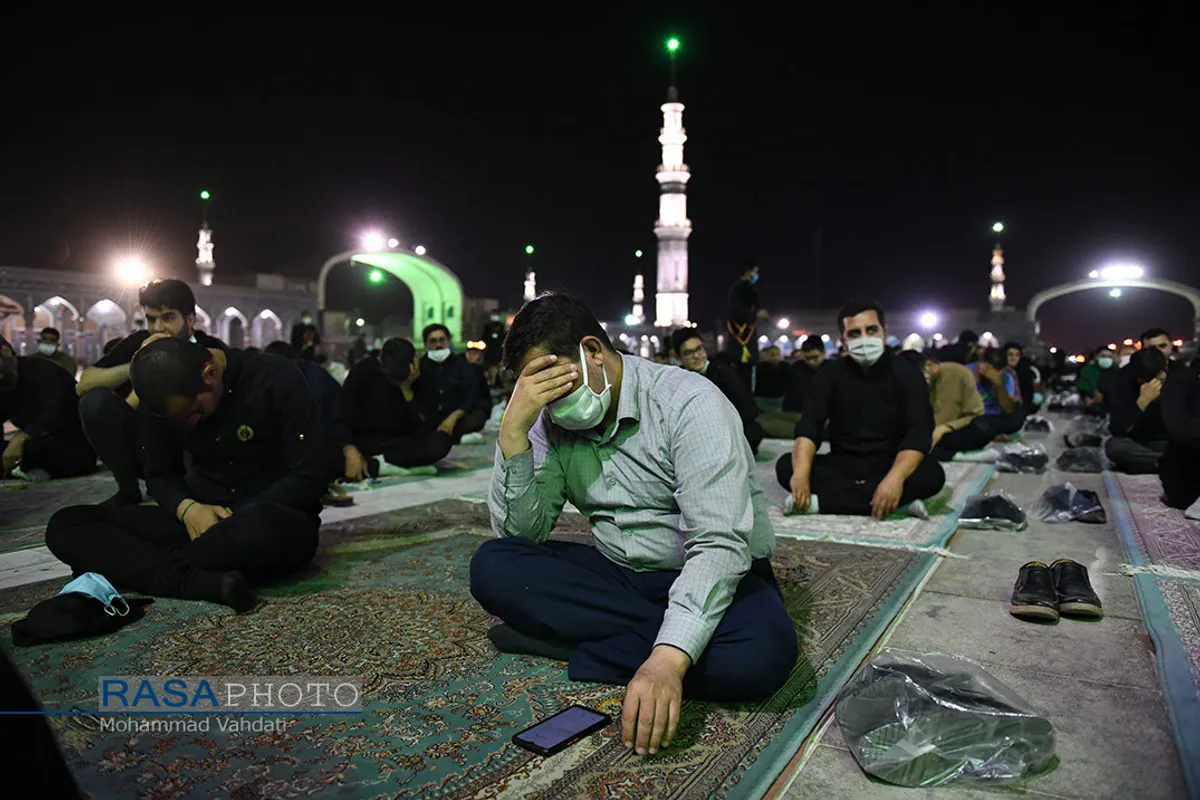 عزاداری شب شهادت حضرت امام جواد الائمه (ع) در مسجد مقدس جمکران