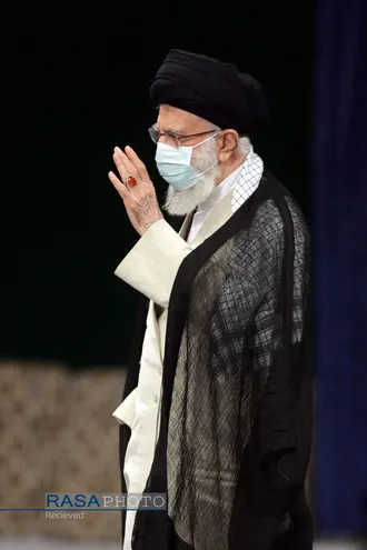 عزاداری سالروز شهادت پیامبر اعظم (ص) و حضرت امام حسن مجتبی (ع) با حضور رهبر انقللاب