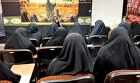 برگزاری مراسم بزرگداشت رهبر شهید انقلاب در مدرسه علمیه فاطمیه شیراز
