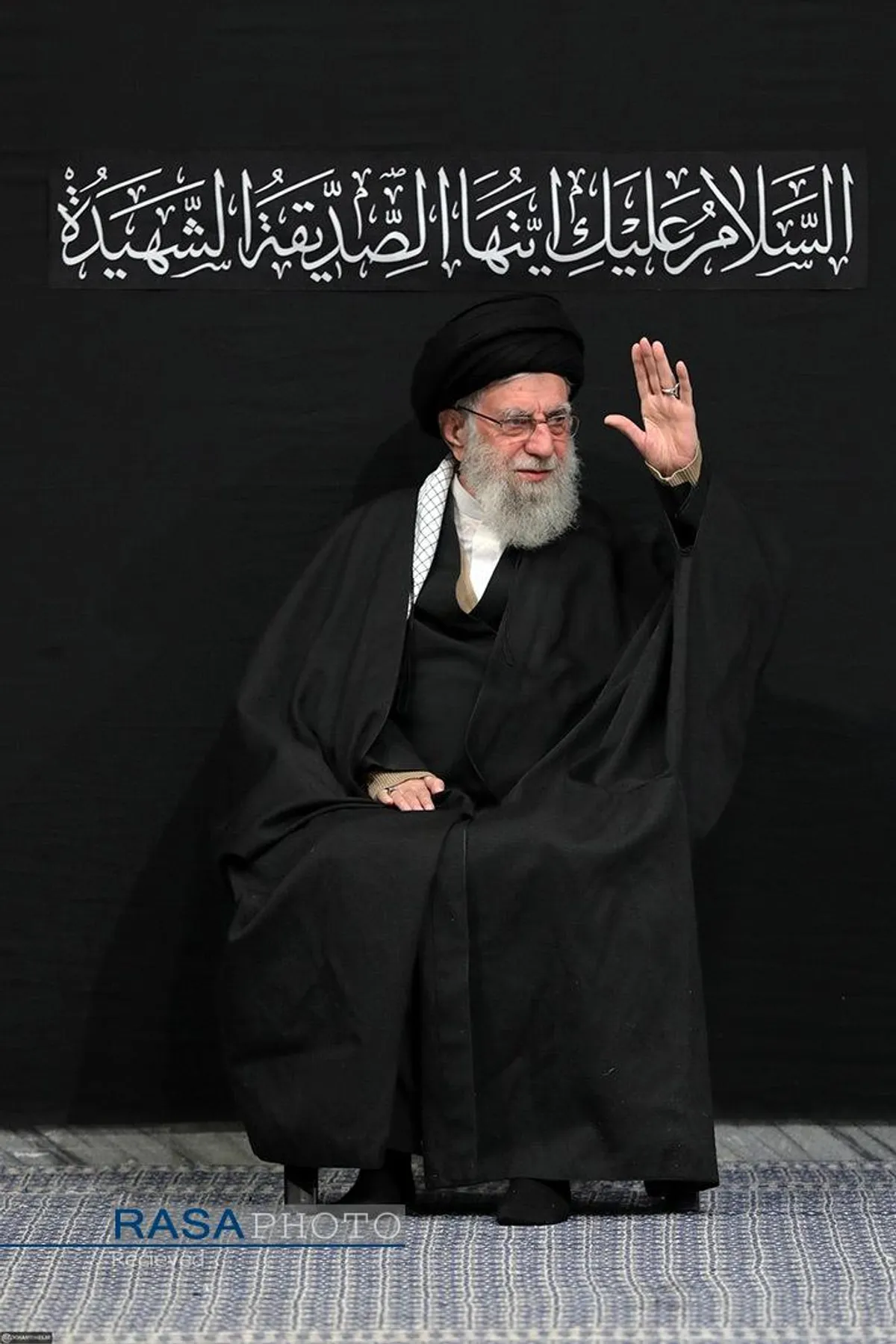 دومین شب مراسم عزاداری شهادت حضرت زهرا (سلام&zwnj;الله&zwnj;علیها) با حضور رهبر انقلاب