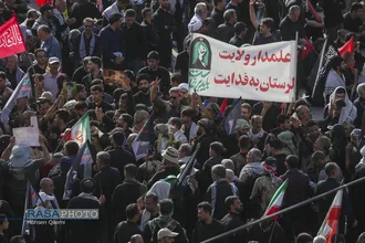 مراسم وداع بار رهبر شهید انقلاب