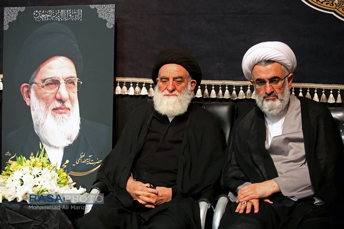 مراسم عزاداری دهه سوم محرم در حسینیه مرحوم آیت الله هاشمی شاهرودی