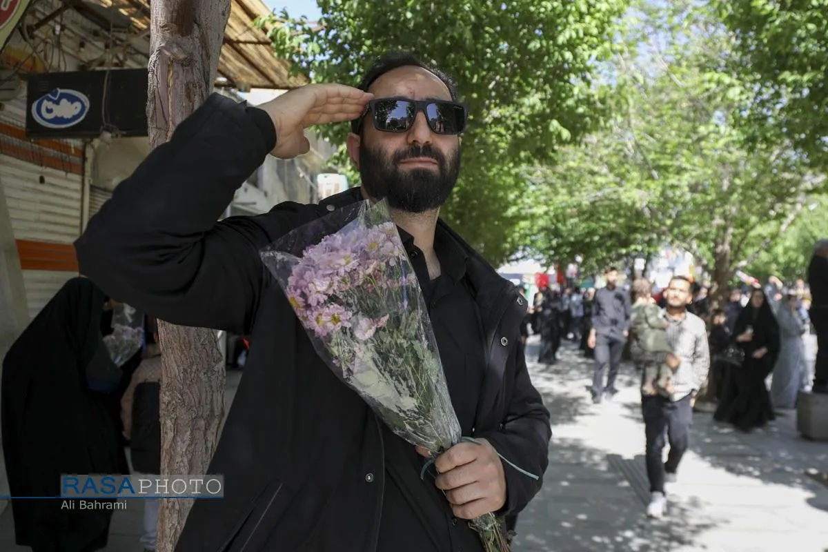 تشییع سپهبد شهید سید عبدالرحیم موسوی در قم