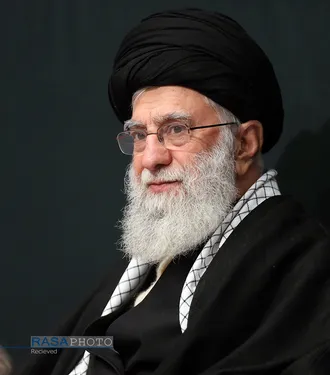 مراسم عزاداری شام شهادت حضرت فاطمه&zwnj;زهرا (سلام&zwnj;الله&zwnj;علیها) با حضور مقام معظم رهبری