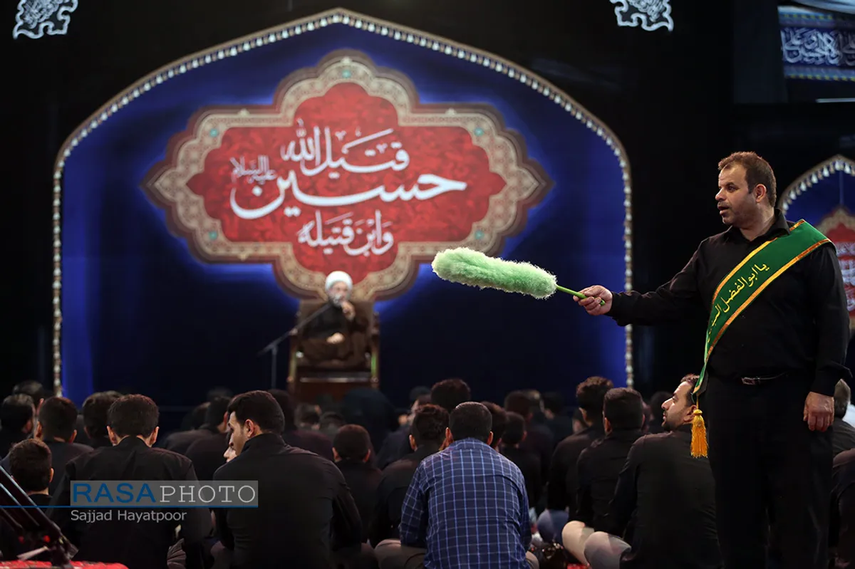 عزاداری شب چهارم محرم در حسینیه شهداء قم با سخنرانی آیت الله اراکی