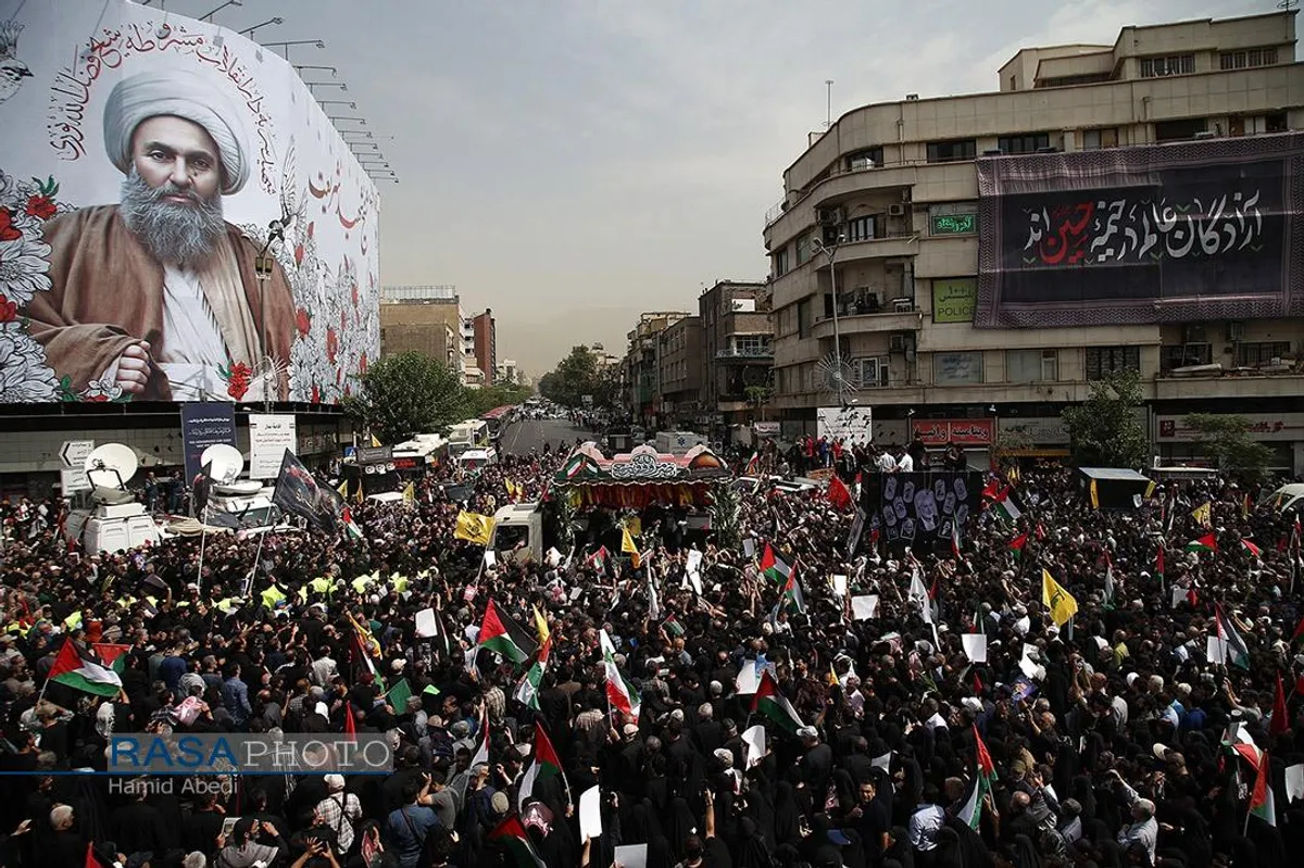 تشییع مجاهد مقاوم شهید اسماعیل هنیه در تهران