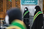 مراسم تعویض پرچم حرم حضرت معصومه (سلام الله علیها) در شب اول محرم ۱۴۴۴