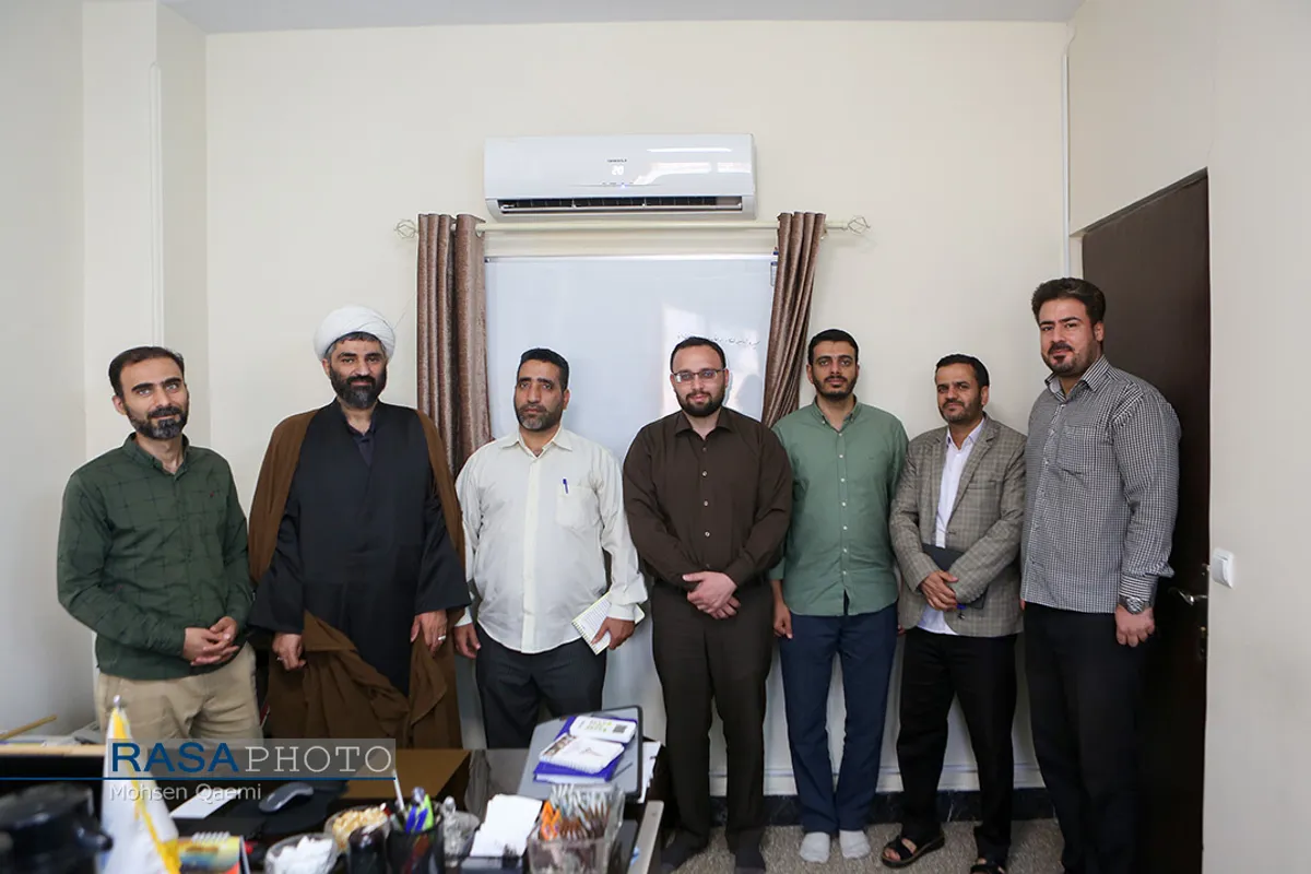 حضور مسئول بسیج رسانه در خبرگزاری رسا