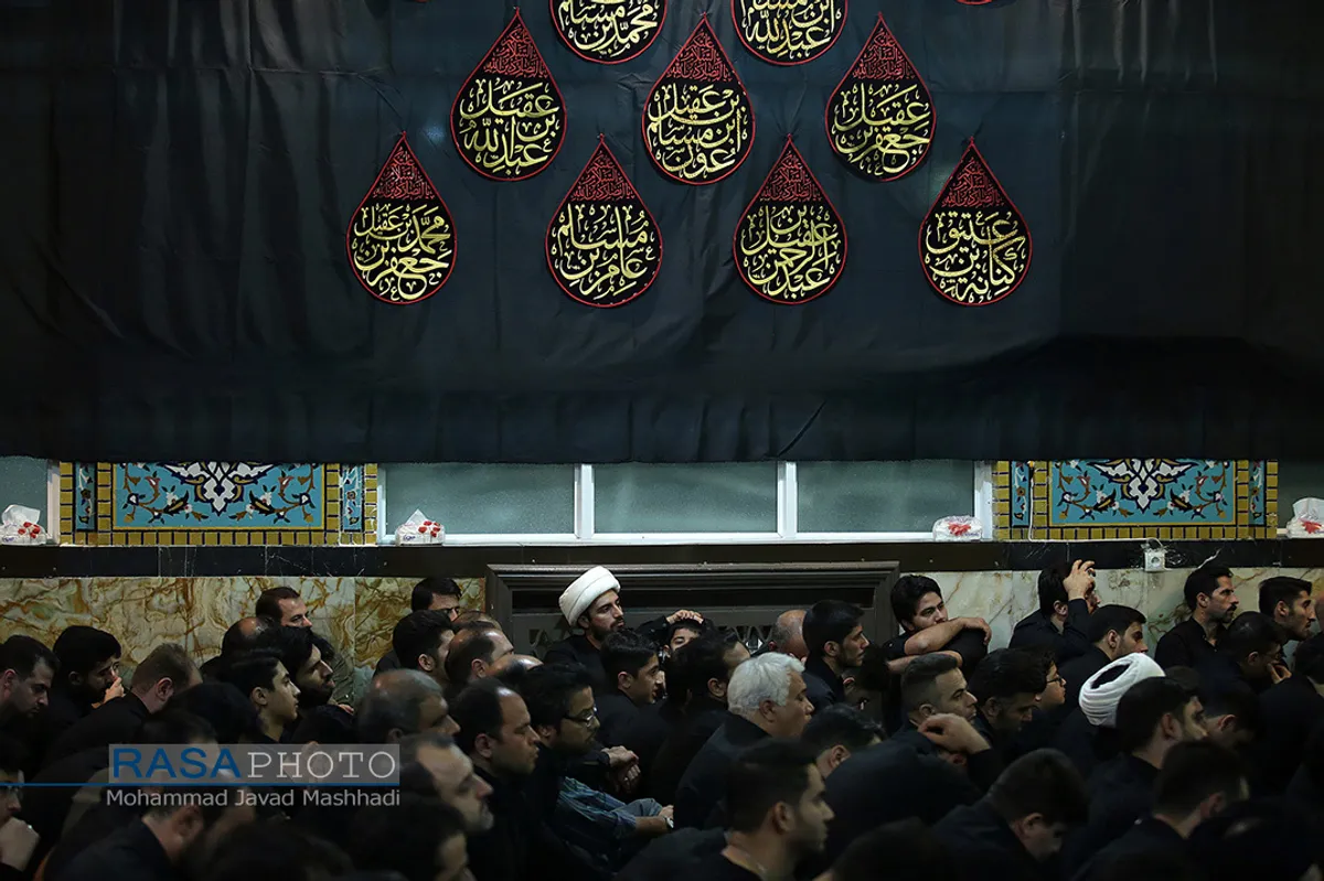 عزاداری دهه اول محرم در حسینیه قماش فروش&zwnj;های مشهد