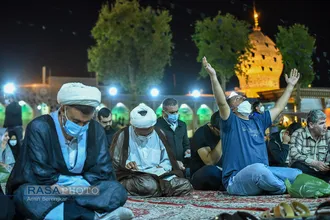 احیای شب نوزدهم ماه مبارک رمضان در حرم مطهر شاهچراغ (ع) شیراز&lrm;&lrm;