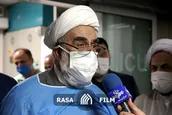 عیادت رییس دفتر مقام معظم رهبری از آیت‌الله مصباح یزدی