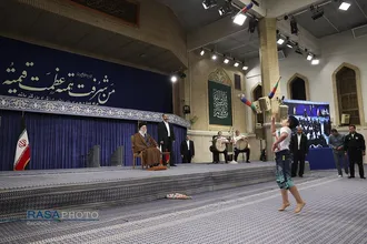 دیدار قهرمانان و مدال&zwnj;آوران ورزشی و المپیادهای علمی جهانی با رهبر انقلاب