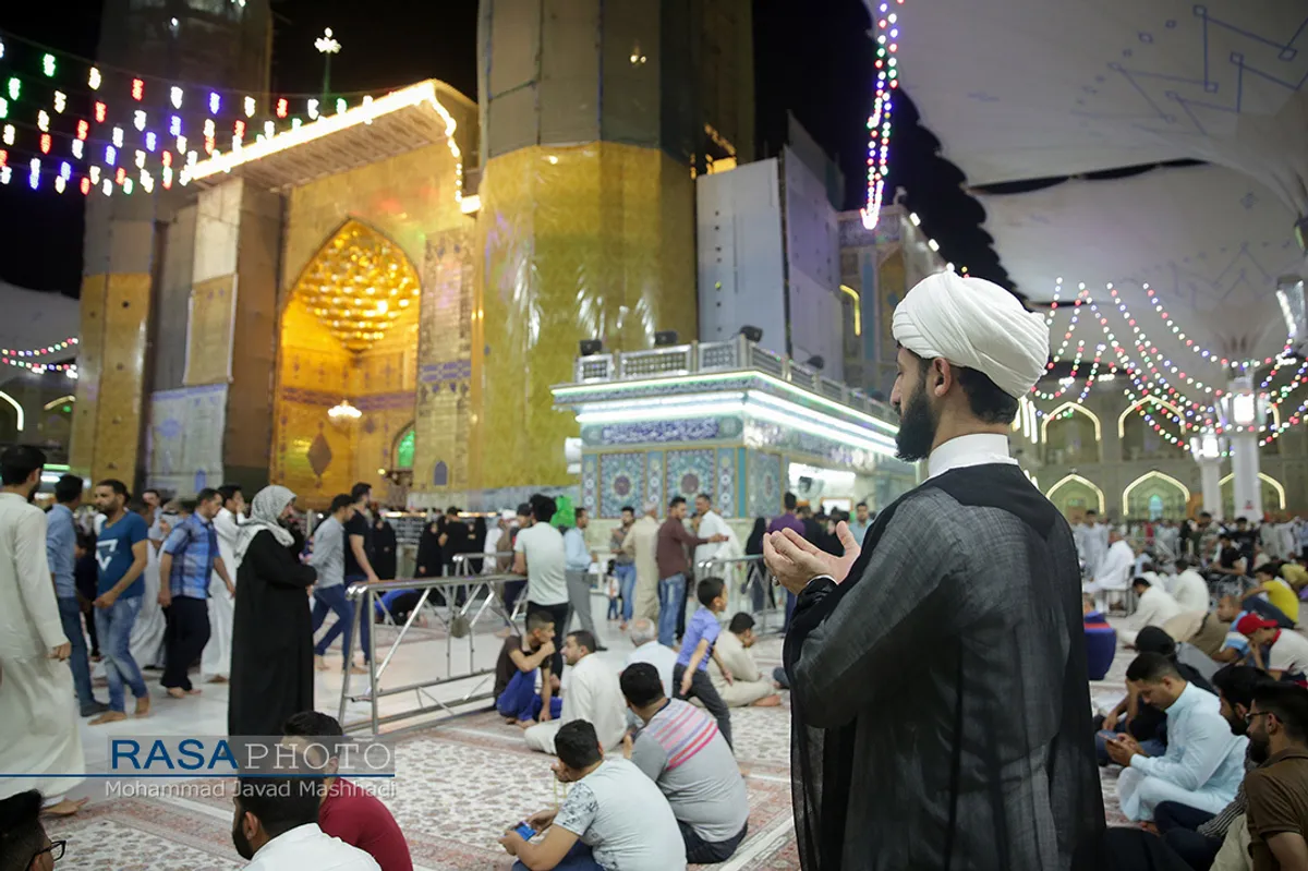 حال و هوای حرم حضرت امیر المومنین (ع) در ساعات پایانی ماه مبارک رمضان