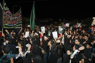 خروش انتقامی مردم قم در شب عزاداری شهادت امام خامنه&zwnj;ای (قدس&zwnj;سره) -۲
