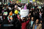 فجر سلیمانی | راهپیمایی مردم بیرجند در یوم الله ۲۲ بهمن