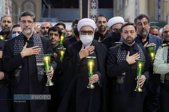 مراسم شام&zwnj;غریبان حضرت سید الشهداء (علیه السلام) در حرم مطهر رضوی