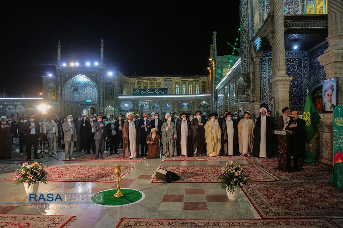 آیین خطبه خوانی در حرم کریمه اهلبیت (علیهم السلام)