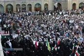 اجتماع بزرگ مردم قم در حمایت از فراجا و مجریان طرح نور برگزار شد