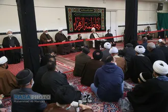 عزاداری روز شهادت حضرت صدیقه کبری (سلام&zwnj;الله&zwnj;علیها) در بیوت مراجع تقلید