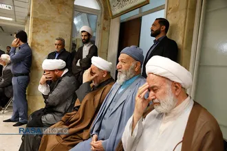 بزرگداشت شهدای غزه و اعلام حمایت از ملت فلسطین در دفتر حضرت آیت&zwnj;الله نوری همدانی