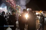 ایستگاه صلواتی طلاب مدرسه علمیه رضویه گرگان در شام شهادت حضرت زهرا (س)