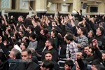 آخرین شب عزاداری شهادت حضرت زهرا (سلام&zwnj;الله&zwnj;علیها) با حضور رهبر انقلاب