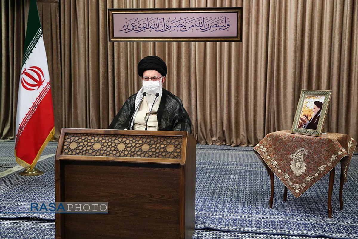 سخنرانی تلویزیونی رهبر انقلاب در آئین تجلیل از پیشکسوتان دفاع مقدس