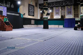 مراسم عزاداری شب شام غریبان حسینی (علیه&zwnj;السلام) در حسینیه امام خمینی (ره)