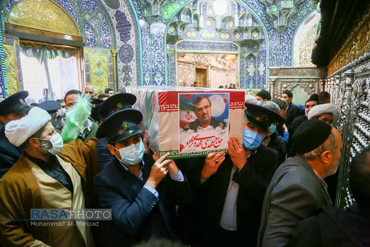 تشییع پیکر مطهر سردار مهدی مهدوی نژاد