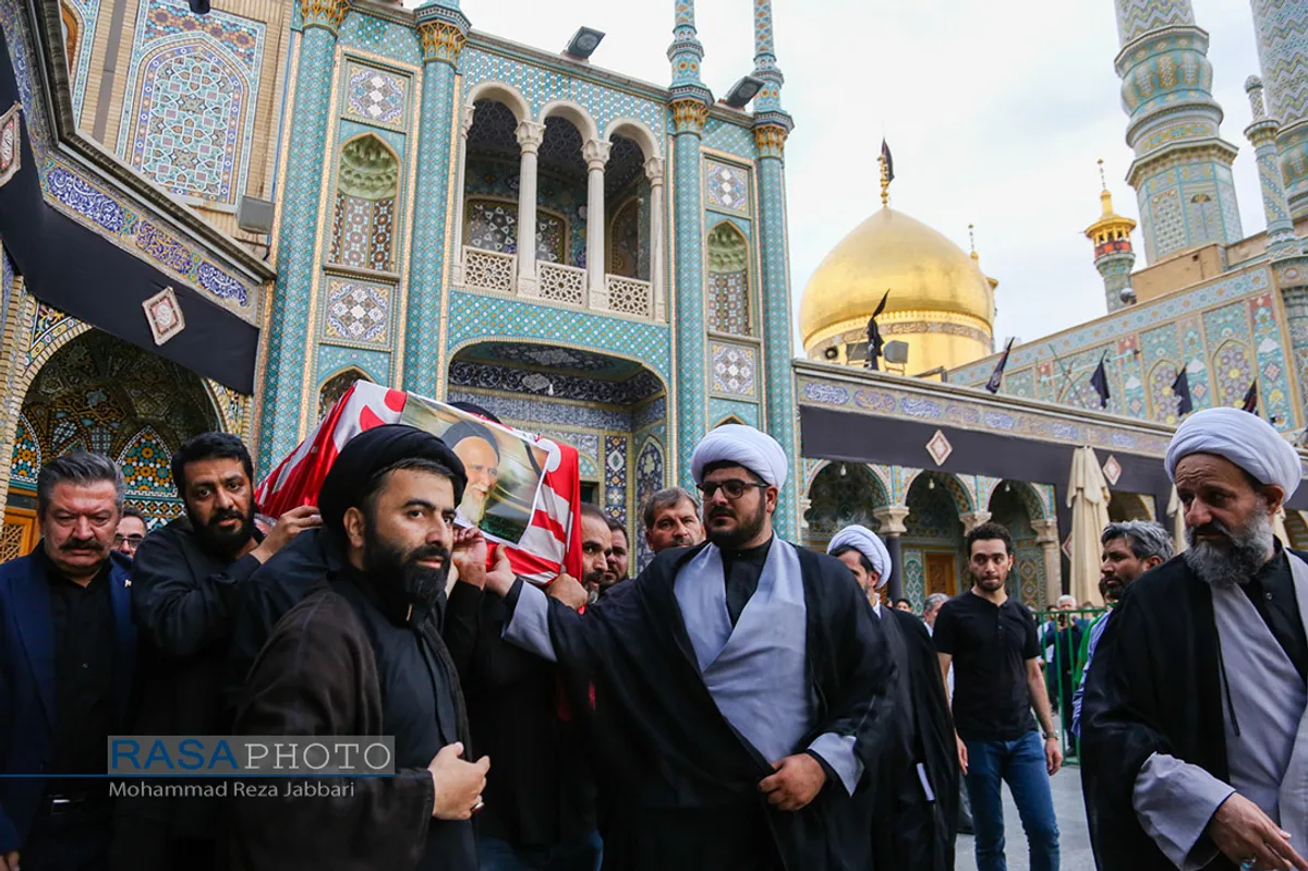 مراسم تشییع آیت الله دریاباری&lrm;&lrm;