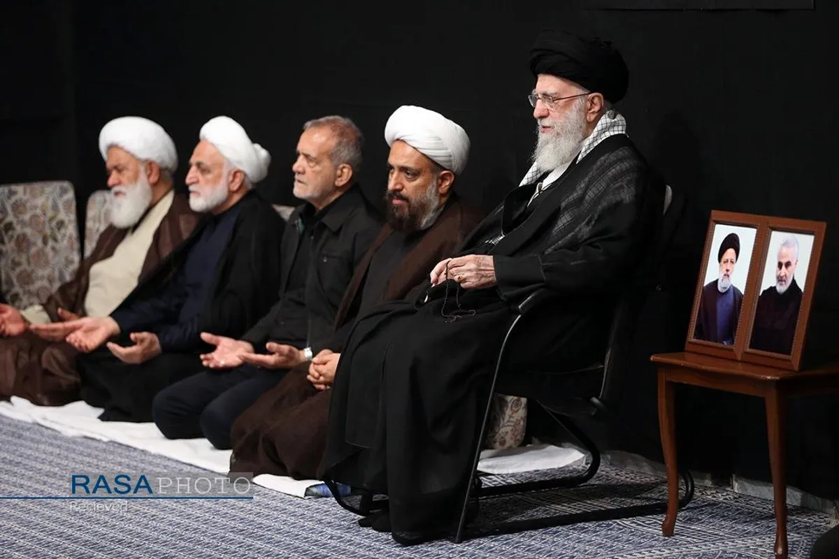 مراسم عزاداری شام غریبان حسینی (علیه&zwnj;السلام) در حسینیه امام خمینی (ره)