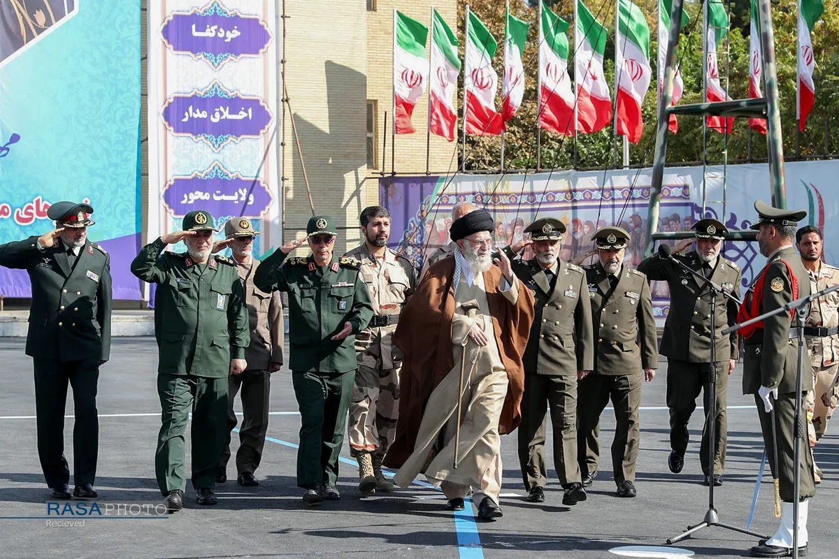 مراسم مشترک دانش&zwnj;آموختگی دانشگاه&zwnj;های افسری با حضور فرمانده کل قوا