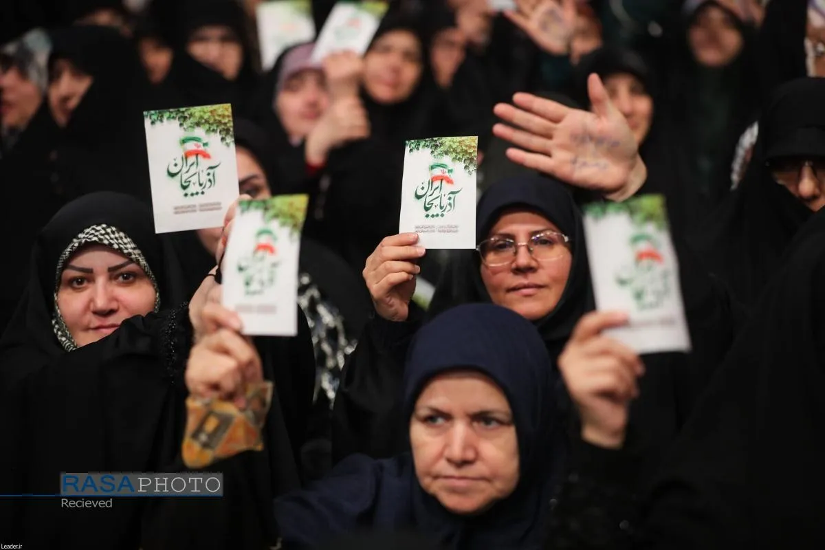 دیدار مردم آذربایجان شرقی با رهبر معظم انقلاب
