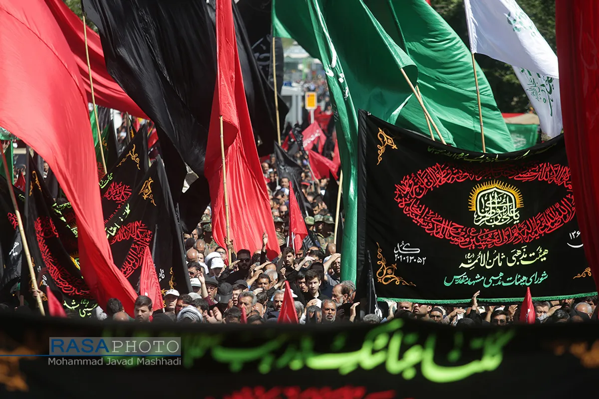 تشییع شهید و عزاداری روز شهادت حضرت امام جعفر صادق (علیه السلام) در مشهد