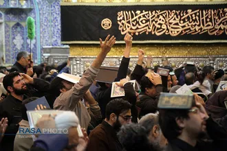 مراسم شب بیست و سوم ماه مبارک رمضان در حرم کریمه اهل بیت (سلام الله علیها)