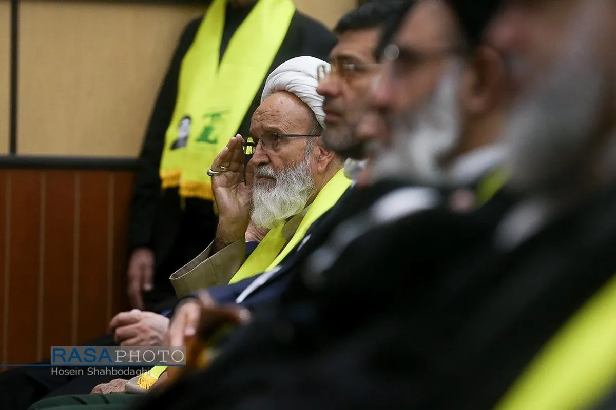 مراسم بزرگداشت شهید سید حسن نصرالله فرماندهان جبهه مقاومت