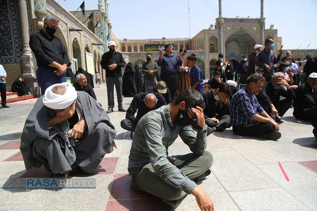 عزاداری شهادت حضرت امام محمد باقر (علیه السلام) در حرم کریمه اهلبیت (ع)
