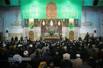 میزبانی از پیکر شهدا در حرم مطهر بانوی کرامت