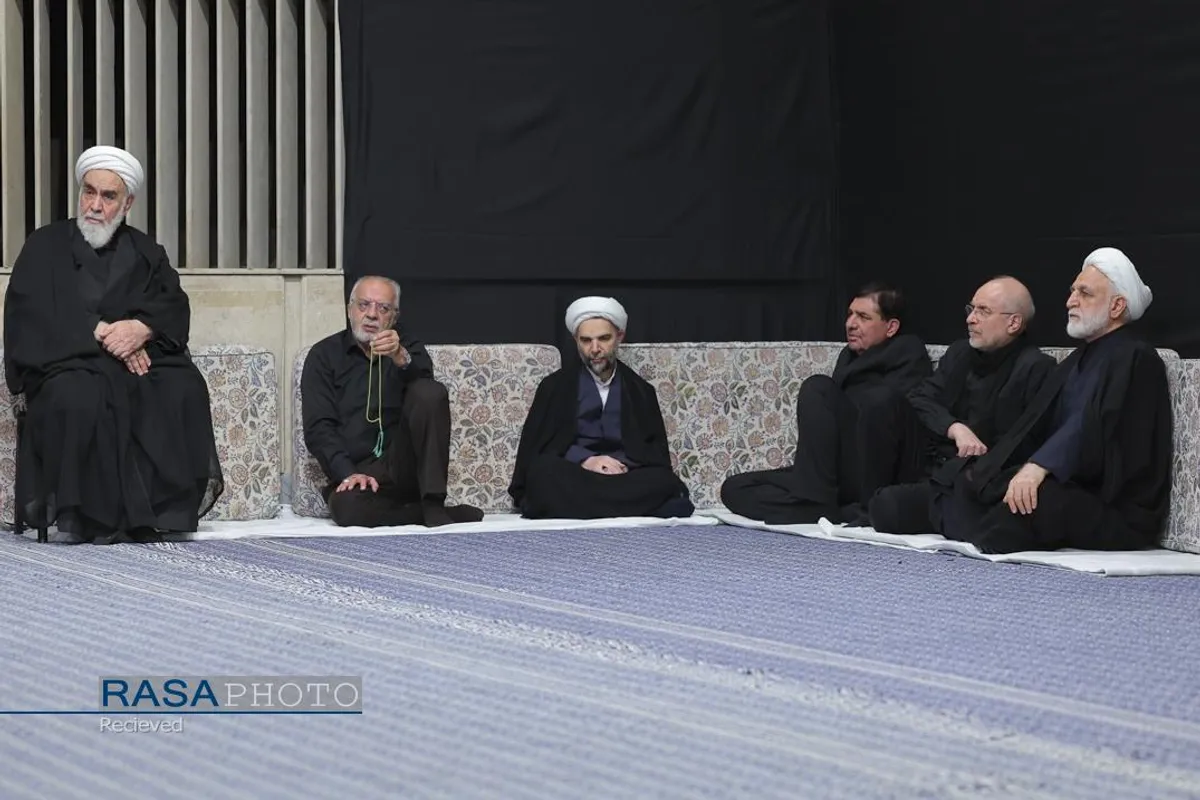 مراسم عزاداری شام غریبان حسینی (علیه&zwnj;السلام) در حسینیه امام خمینی (ره)