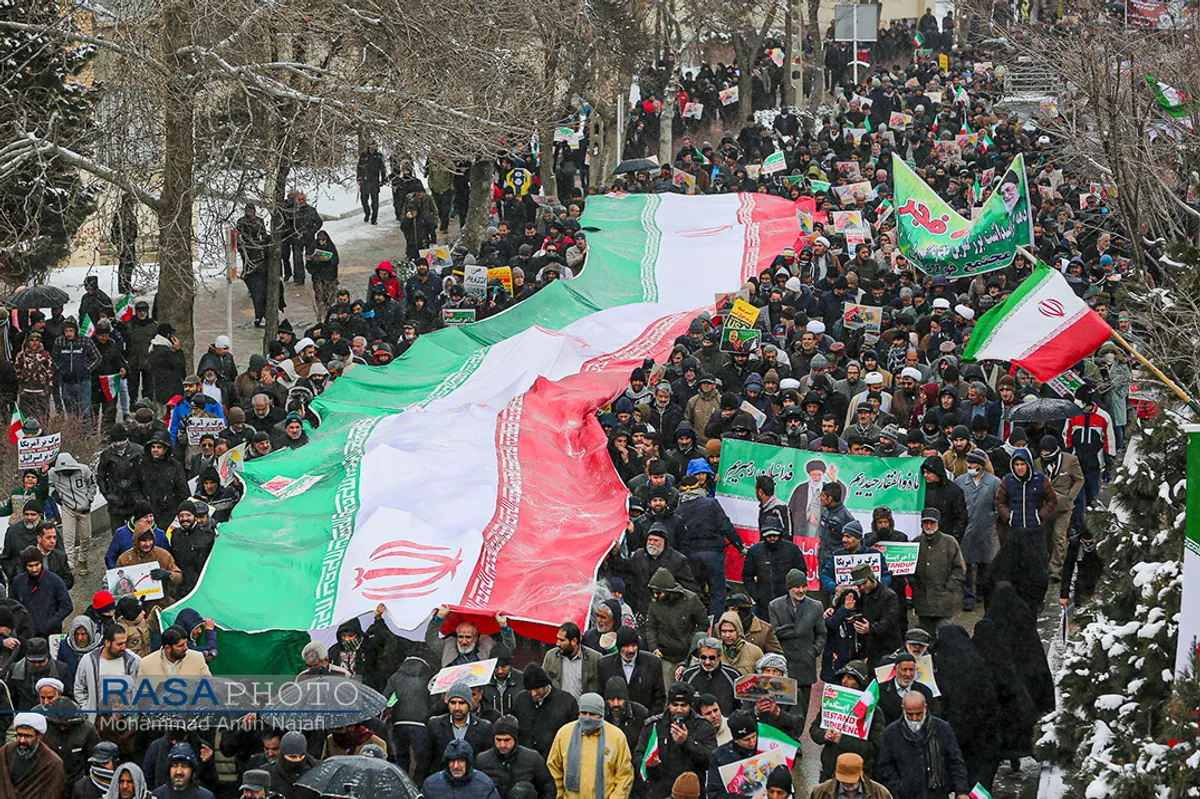 فجر سلیمانی | راهپیمایی ۲۲ بهمن در همدان