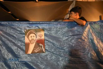 تجمع مردم قم در امتداد ابراهیم جهت اعتلای مسیر خدمت و پیشرفت